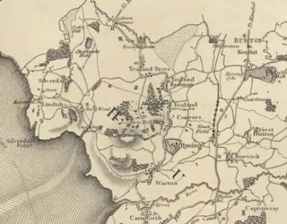 Greenwood's Map 1818 Silverdale