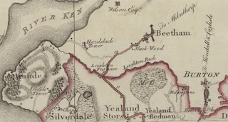 Yates Map of 1786 Silverdale